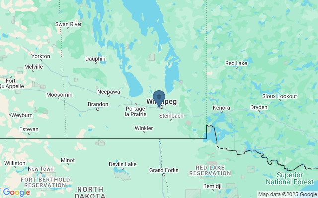 Kaart met locatie Assiniboine Park Zoo